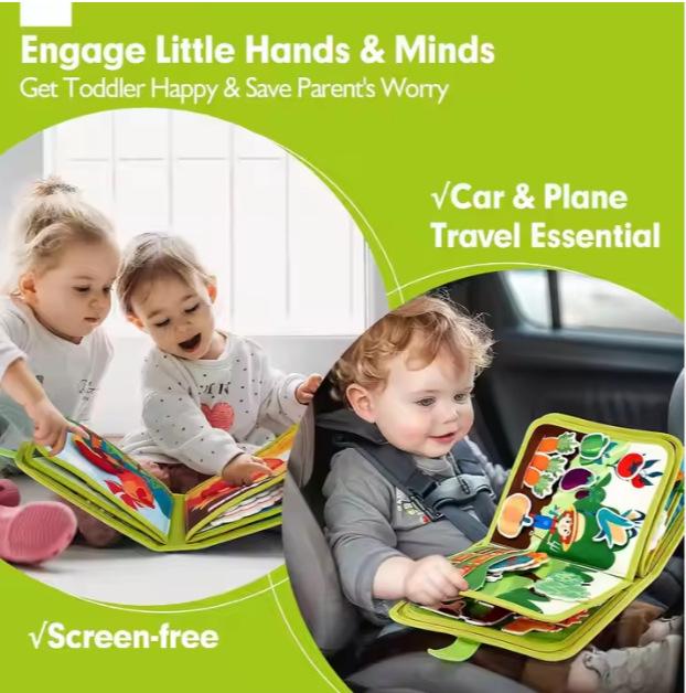 Animal Farm Felt Storybook: Baby's Busy Early Education Book