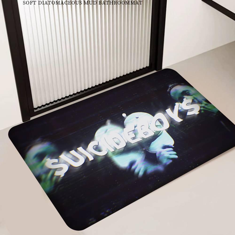 Hip Hop Suicideboys Fashion Hallway Carpet Washable Non-Slip Living Room Sofa Chairs Area Mat Kitchen Doormat Area Rug