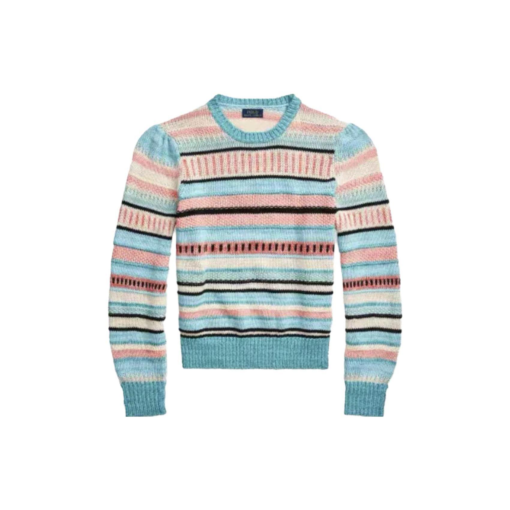 

Polo Ralph Lauren Свитер женский вязаный в полоску с цветовыми блоками Многоцветный 211877340-001 M