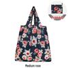 Medium Foldable 210D Oxford Cloth Shopping Bag, Convertible to Shoulder or Handbag, Ideal for Groceries and Camping