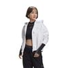 Adidas Loose Fit Hooded Jacket Women Jacket White GL4146