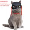 Cat Bat Mask Funny Black Bat Shaped Pet Cat Helmet Mask Halloween Costumes Accessories for Cats Photo Props Halloween Decoration