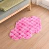 Cloud Carpet: Cute Girly Bubble Fleece Rug for Bedroom & Living Room - Machine Washable