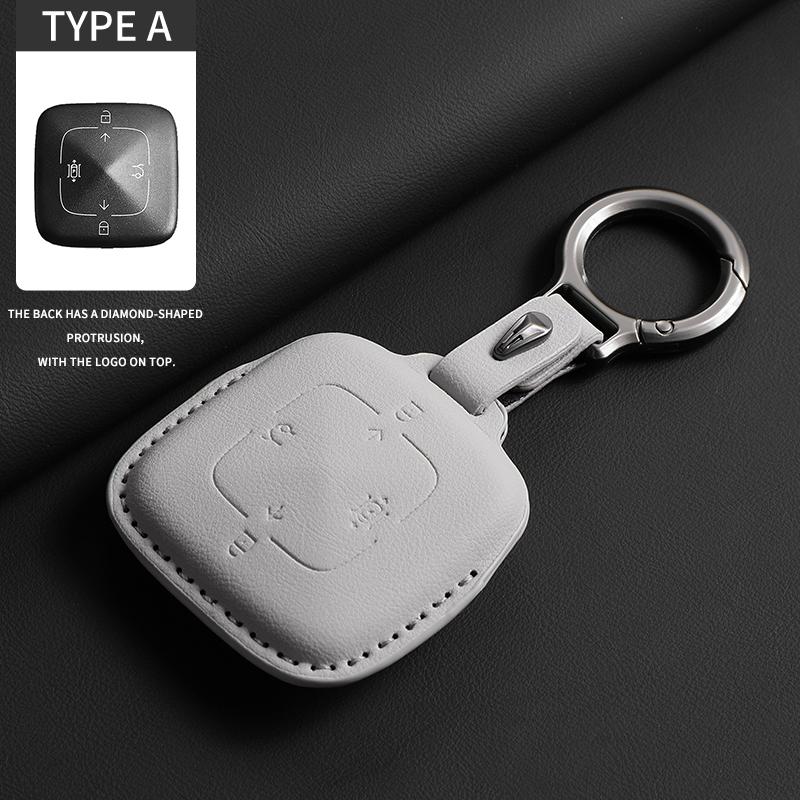 Original Color Car Key Case Cover For ZEEKR X 001 007 009 7X 007GT MIX Anti-Scratch Auto Keychain Protector Shell Accessories