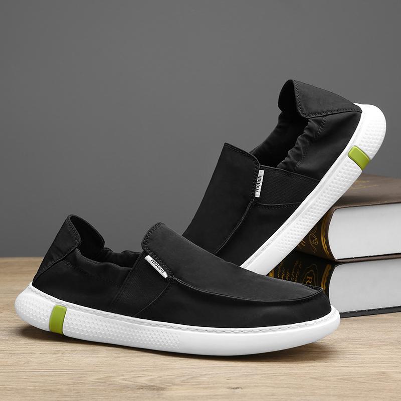 Men Canvas Shoes Fabric Fashion Causal Men Shoes for Men Driving Shoes Soft Comfortatble Man Footwear Lightweight Casual