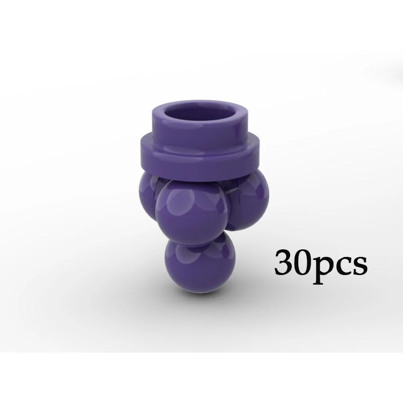 

DlY Mini Fruit Grape Plant City Bricks MOC Creative Assemble Grape Trellis Plants Model City Building Blocks Set Kid Toys виноградный
