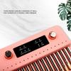 17-tone Smart Kalimba Thumb Piano Bluetooth-compatible Speaker Finger Piano Portable Musical Instrument Gold/Pink