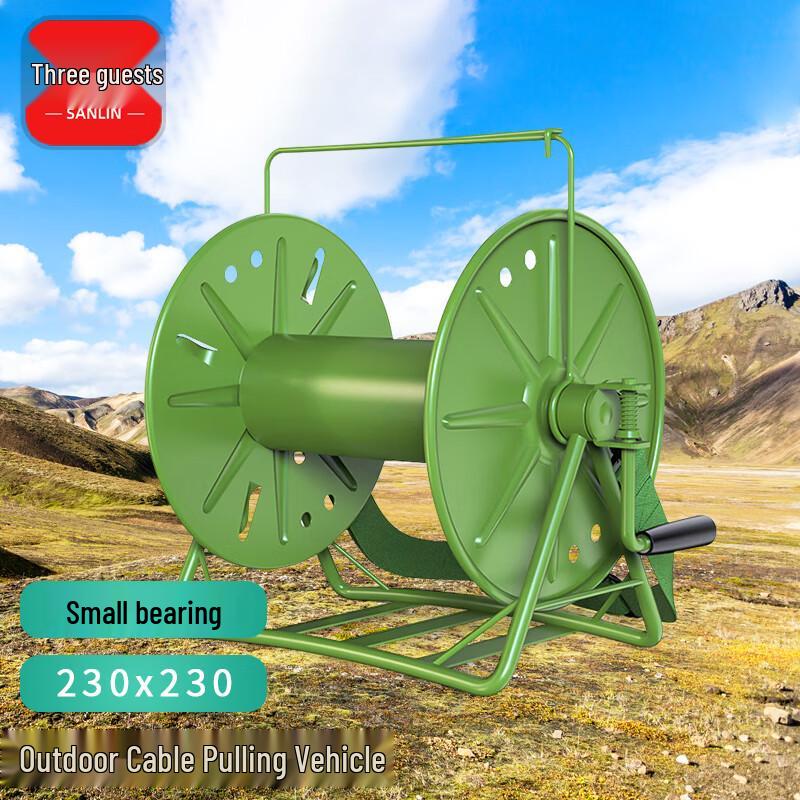 Sanlin Portable Backpack Wire Dispenser with Hand Crank
