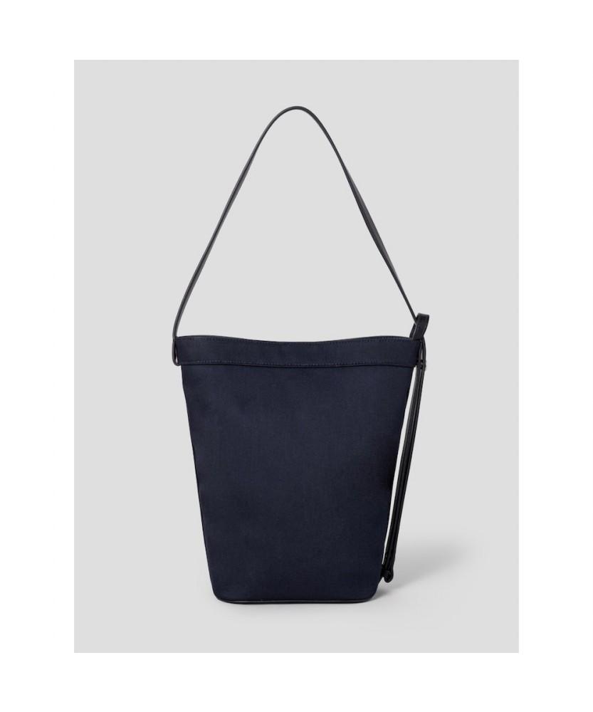 Beanpole Accessory René Canvas Shoulder Bag Navy