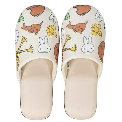 Senko Miffy Animal One Size Fits All & Slippers, Beige,