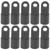 10Pcs Pack Kayak Canoe Bungee Shock Cord Hook Bungee Terminal End Tabbed Hooks for Kayaks