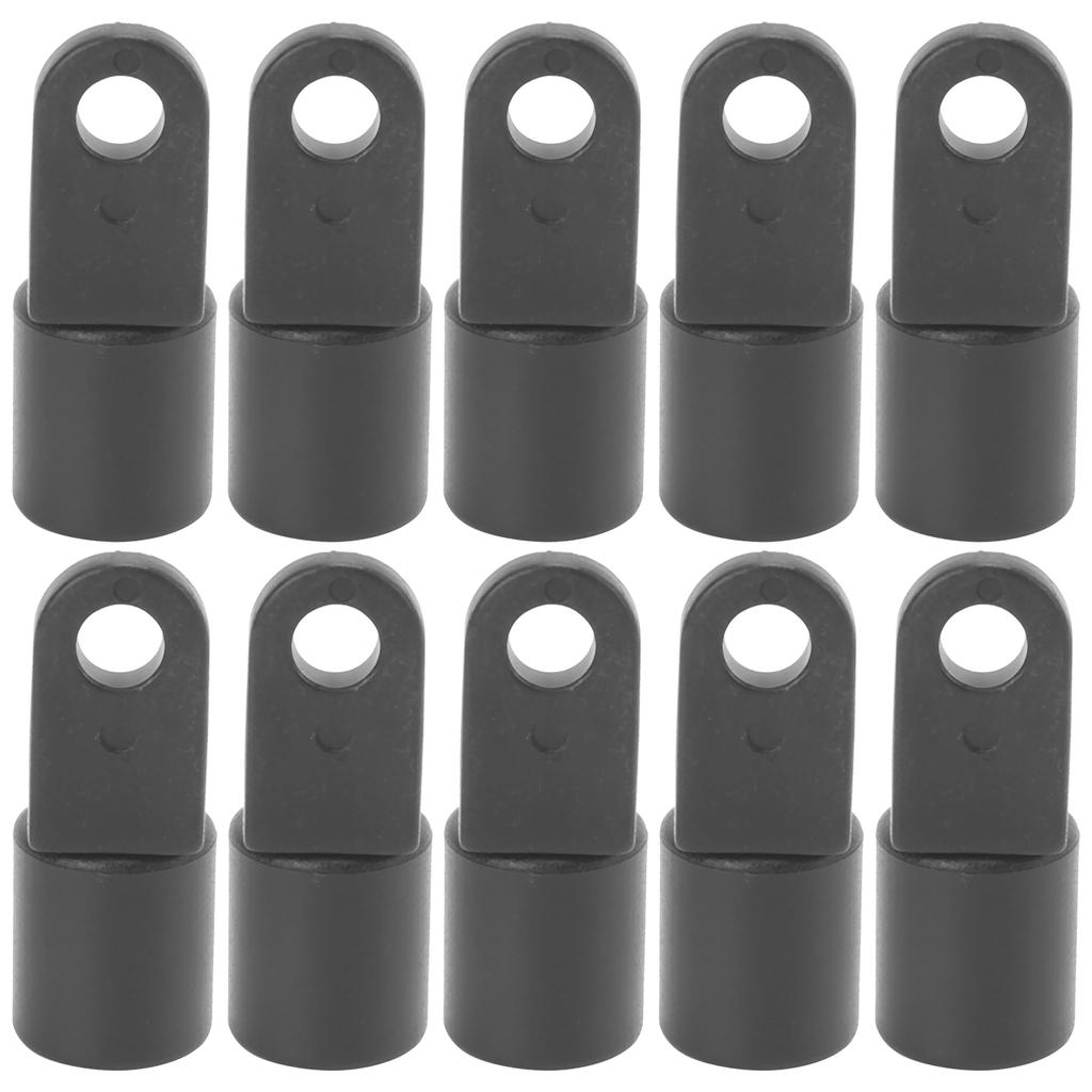 10Pcs Pack Kayak Canoe Bungee Shock Cord Hook Bungee Terminal End Tabbed Hooks for Kayaks