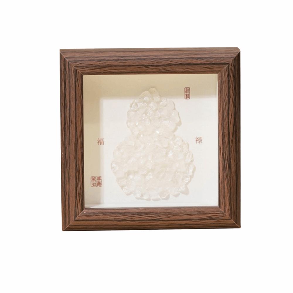 Crystal Crafts Crystal Photo Frame Colorful Home Decoration  Home Desktop Decor белый