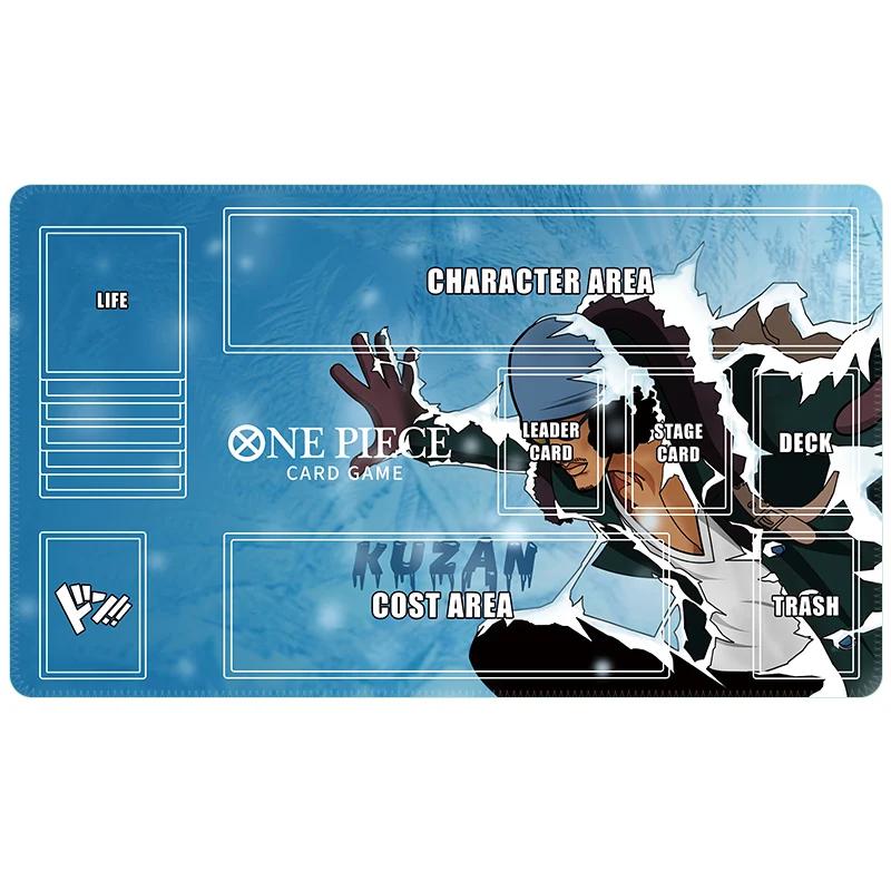 Minimalist Black One Piece TCG Playmat NonSlip Large Card Game Desk Mat Waterproof Gaming Keyboard Pad