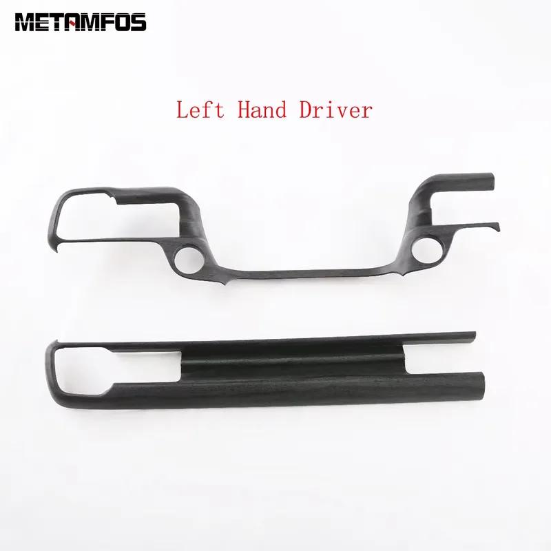For Honda HR-V e:HEV e:Ny1 RV5 Vezel   2024 2025 Carbon Fiber Center Console Dashboard Panel Strip Trim Car Accessories