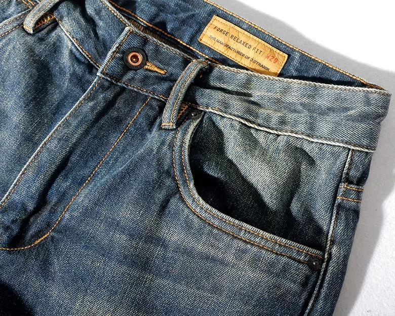 Calças Jeans Masculinas Afuniladas com Retalhos Desgastados - Rasgadas, Bordadas, Lavadas e com Efeito Desgastado para um Look Moderno e Versátil