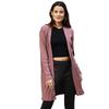 Rigo Front Open Long Rib Shrug (Free Size, Purple)