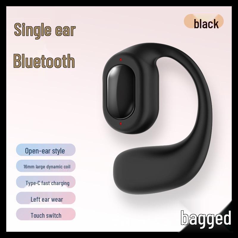 OWS Ultra Long Standby Bluetooth In-Ear Hook Headset with Touch Call