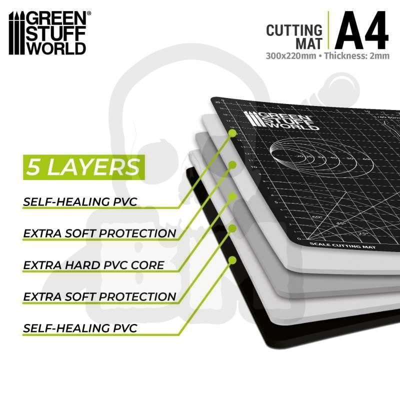 Gstu360017 Scale Cutting Mat A4