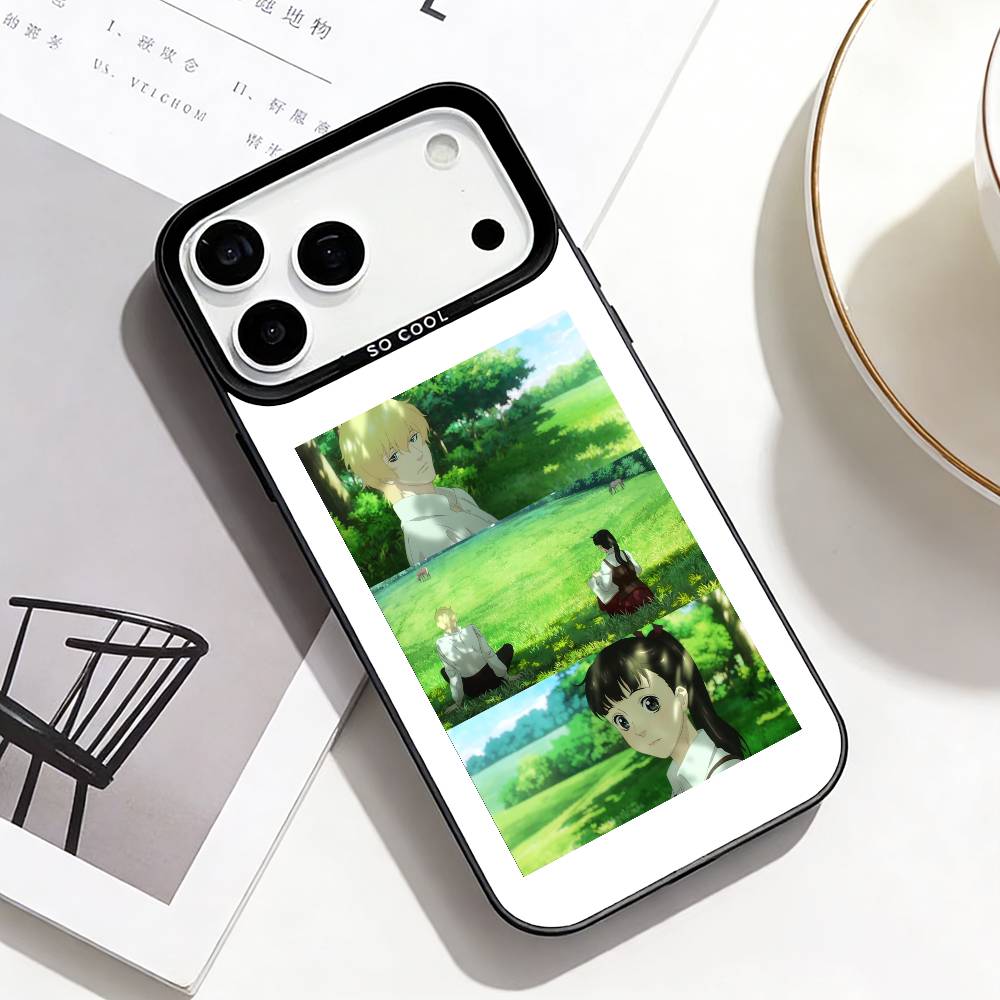 Love Through a Prism Phone Case For iPhone17,16,15,14,13,12,Pro Max Black Colored Silver Plated Inside Cover