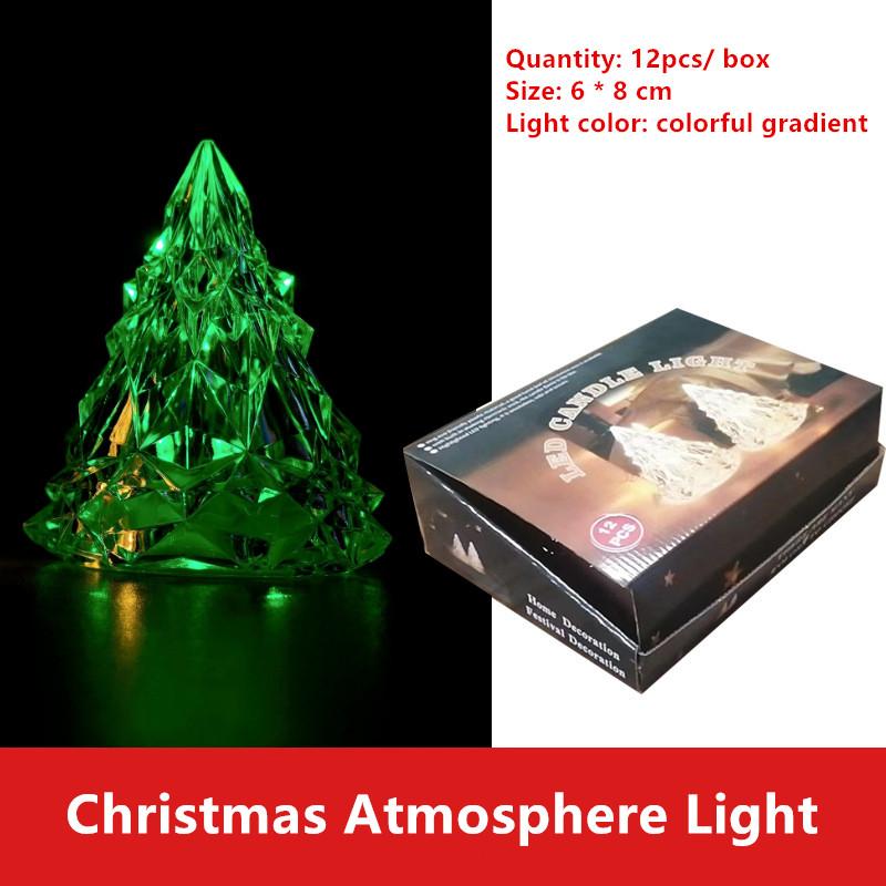 

Беспламенная светодиодная свеча на Хэллоуин, свадьба, рождественское украшение, креативная свеча, светодиодная чайная лампа желаний, теплый белый цвет