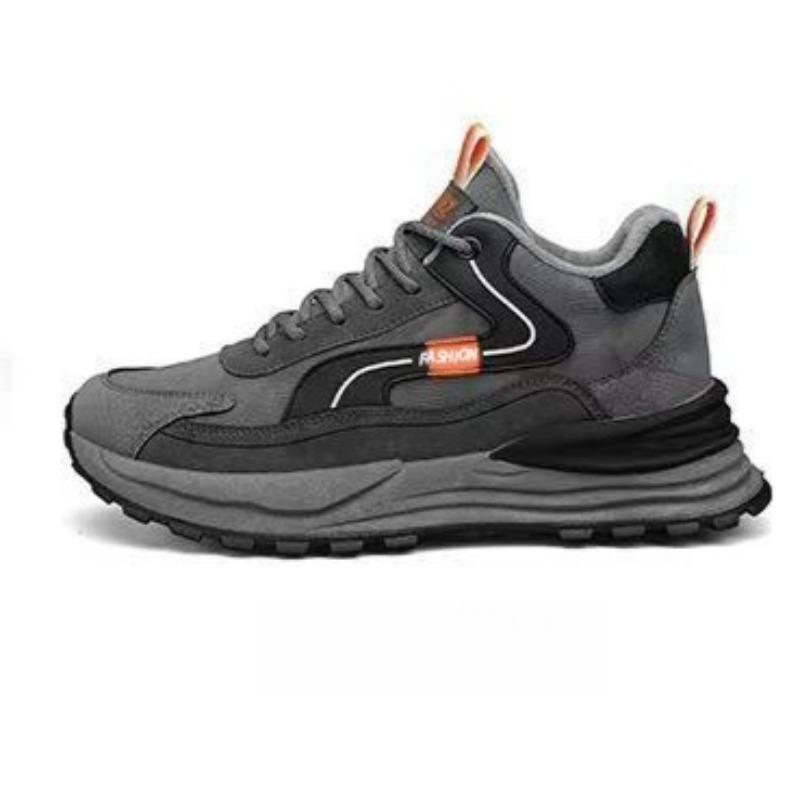 Men Winter Fleece Lined Warm Cotton Shoes Waterproof Non-Slip Thick Sole Wear Resistant Work Safety Sneakers