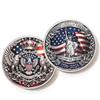 250th Anniversary Commemorative Coin Independence Day Founding Medal Challenge Coin Embossed Metal Coin Color Printed Badge