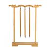 Uccellino Calligraphy Brush Holds 10 Calligraphy Brush Storage Holder/Stand, Bamboo, Brushes, Display, Supplies, Rack,