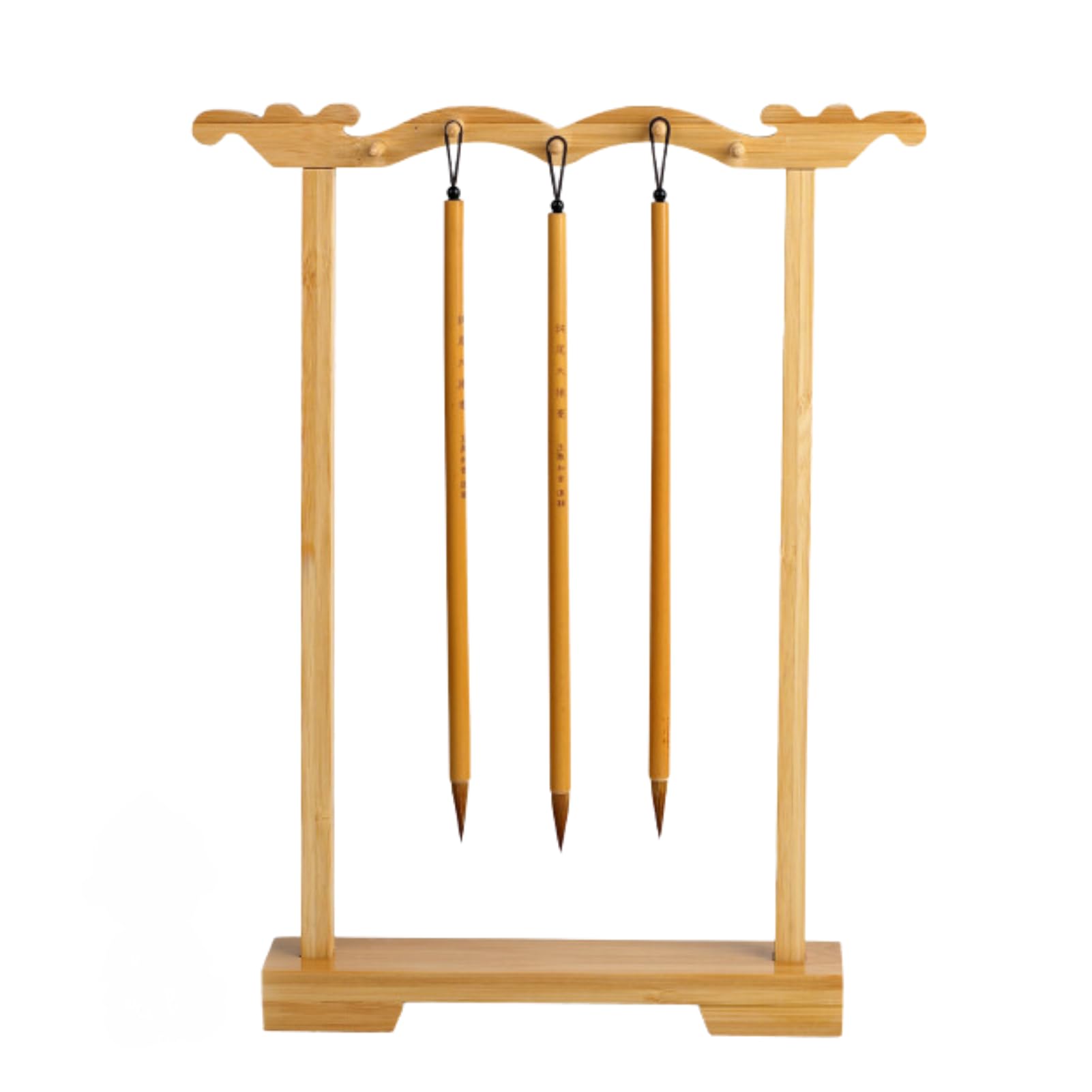 

Uccellino Bamboo Brush Stand, Holds 10 Brushes, Perfect for Displaying Calligraphy Brushes, Calligraphy Supplies, and Storage