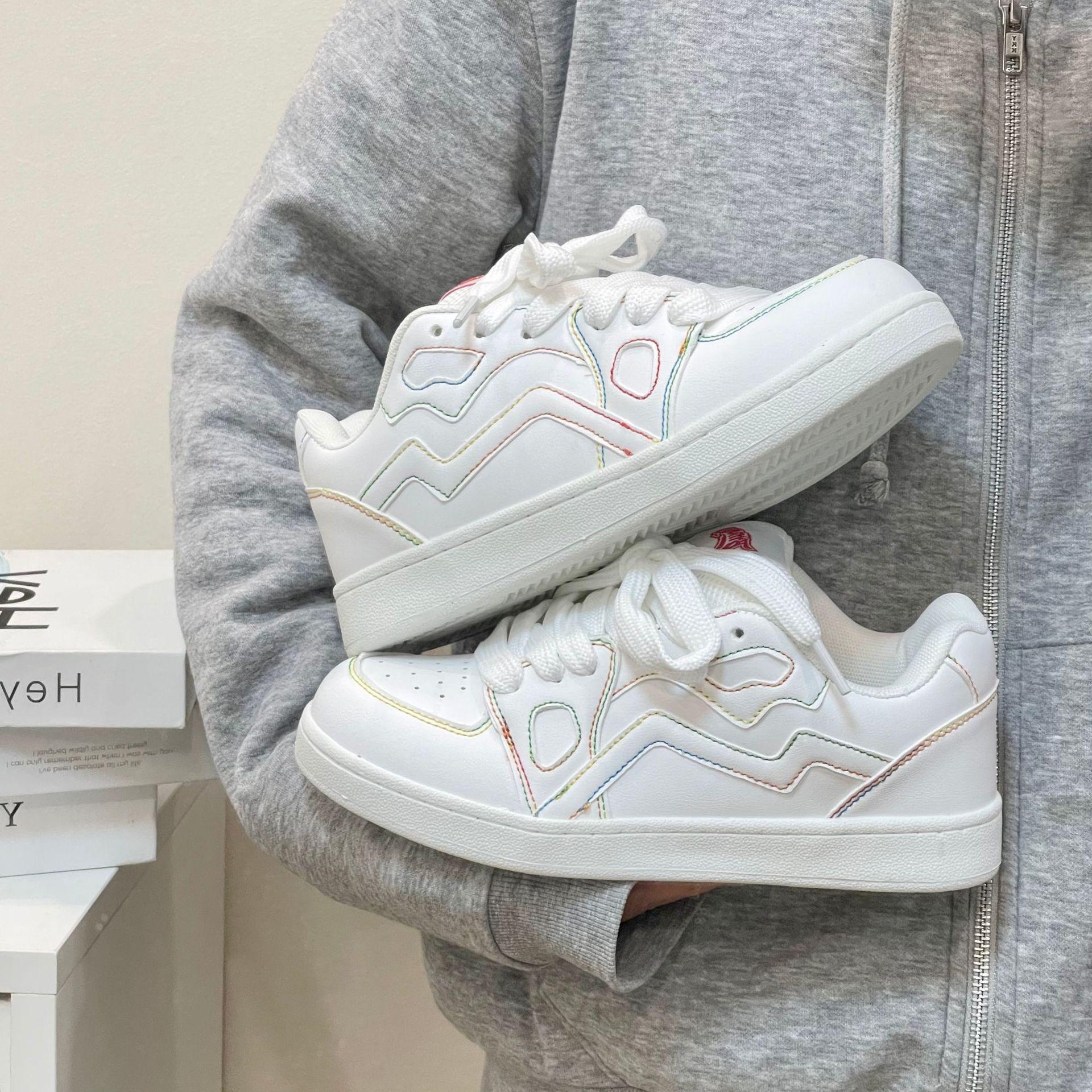 Bread original niche shoes ins board shoes new casual spring baseplate 36