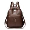 PU Backpack Women's Large Capacity Backpack Multifunctional Shoulder Bag