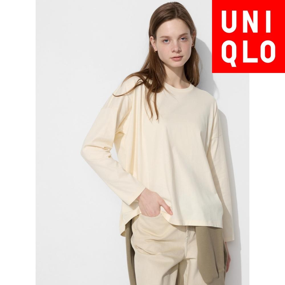 

UNIQLO ЯПОНИЯ ГЛАДКИЙ ХЛОПОК RELAX T 00 WHITE/3XL