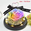 Valentines Day Gift for Girlfriend Eternal Rose LED Light Flower In Glass Cover Mothers Day Birthday Party Wedding Decoration