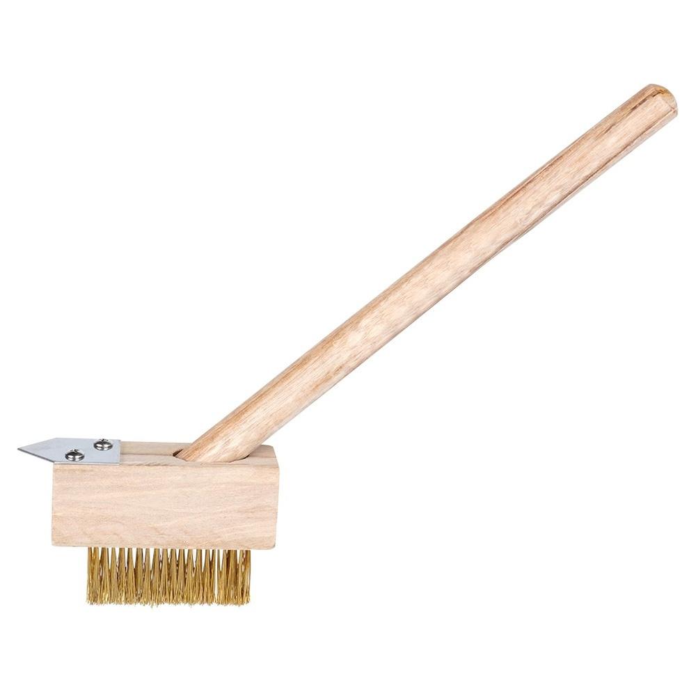 Wire Brush for Paving Stones, Cobblestones, Weeds, Grass, Moss Removal