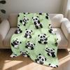 Pandas In Bamboo Forest Blanket, Cozy Throw for Family Movie Nights Office Bedroom, Perfect for Weekend Trips Outdoors