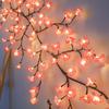 Fall Maple Leaf Vine Lights 48 Warm White USB Bendable Artificial Autumn Garland For Wall Bedroom Thanksgiving Home Decor