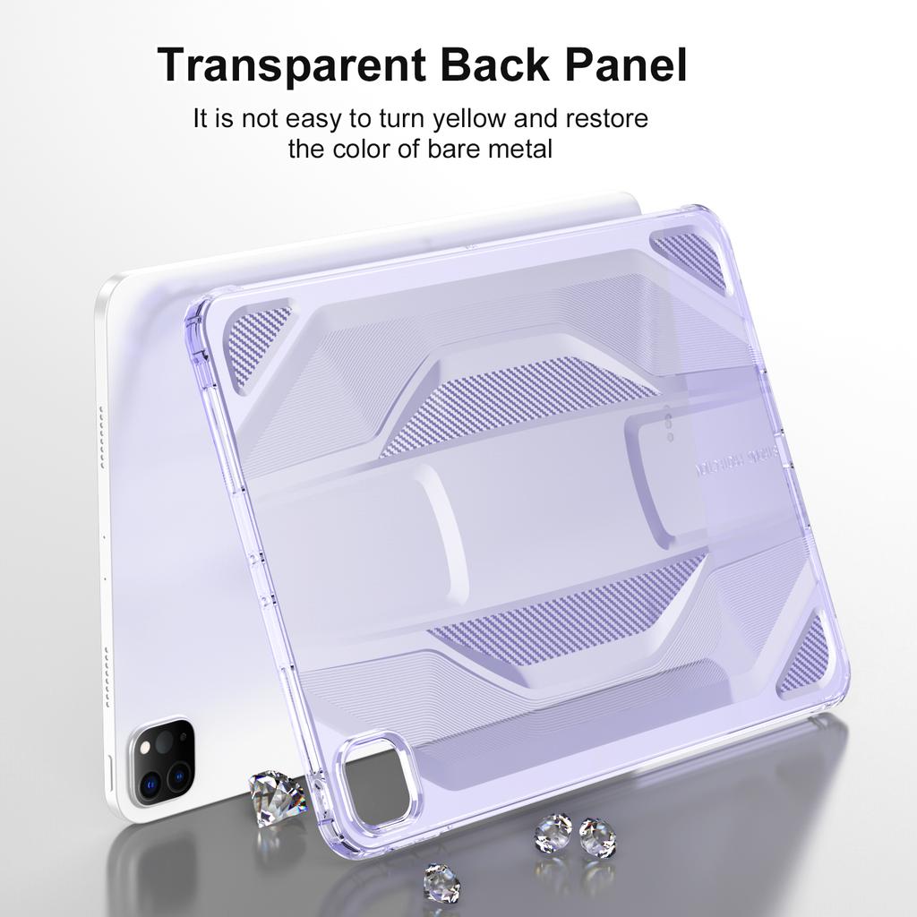 For iPad Pro 11 (2024) Case Anti Drop Clear TPU Tablet Cover