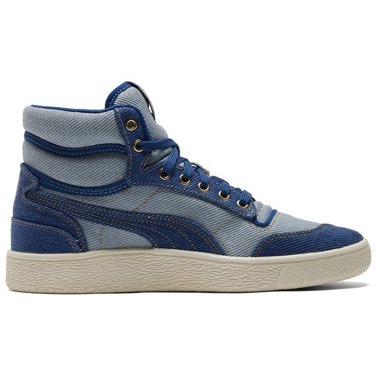 Puma Ralph Sampson Mid Dark Denim Unisex Sneaker Blau Limoges Whisper-Weiß 387588-01