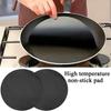 3Pcs Reuseable Non-stick Pan Fry Liner Sheet Cooking Oil Sheet Pad Teflon-coated Fiberglass Cloth Kitchen Tool Frying Pan Pad