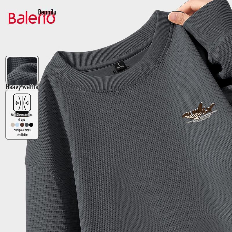 

Baleno Men s Waffle Knit Loose Fit Sweatshirt 2XL
