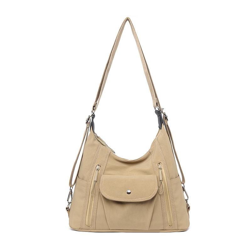 

Trendy and large-capacity women s bags, new fashion and casual double shoulders, single shoulder crossbody three-purpose tote bag One size fits all