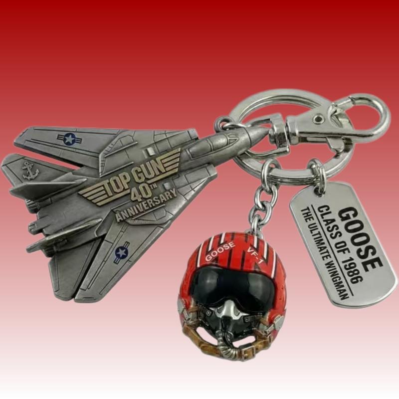 Top Gun 40Th Anniversary Keychain Model Plane Cosplay Collectible Figurine 2026 Movie Fan Exclusive Gift
