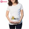 T-shirt Stampata da Donna Incinta 'Baby Girl Loading' Maglietta a Maniche Corte da Mamma Annuncio Gravidanza Top Tee