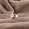 Rose Chalcedony Gemstone Jewelry, 925 Sterling Silver Ring Jewelry, Handmade Gorgeous Ring Gift For Women