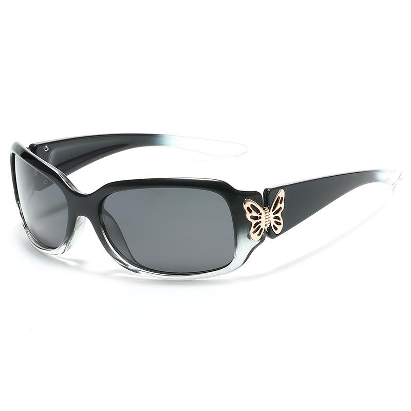 Schmetterling Elegante Damen-Sonnenbrille mit Premium-Polarisationsgläsern Luxus UV400 Schutz Fahrbrille