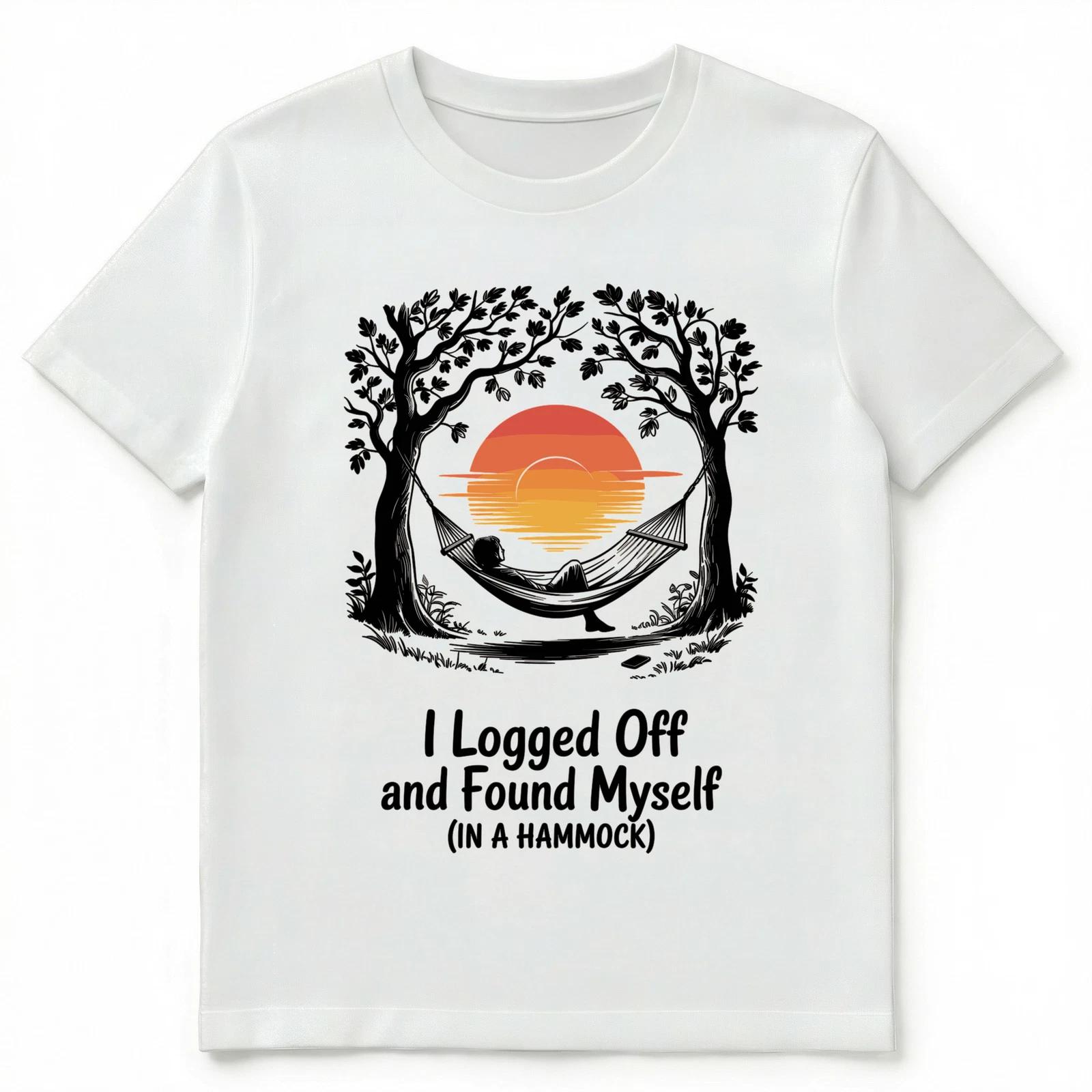 

Minimalist Escape Tech Detox Digital Mindfulness Hammock Unisex T-Shirt 3XL