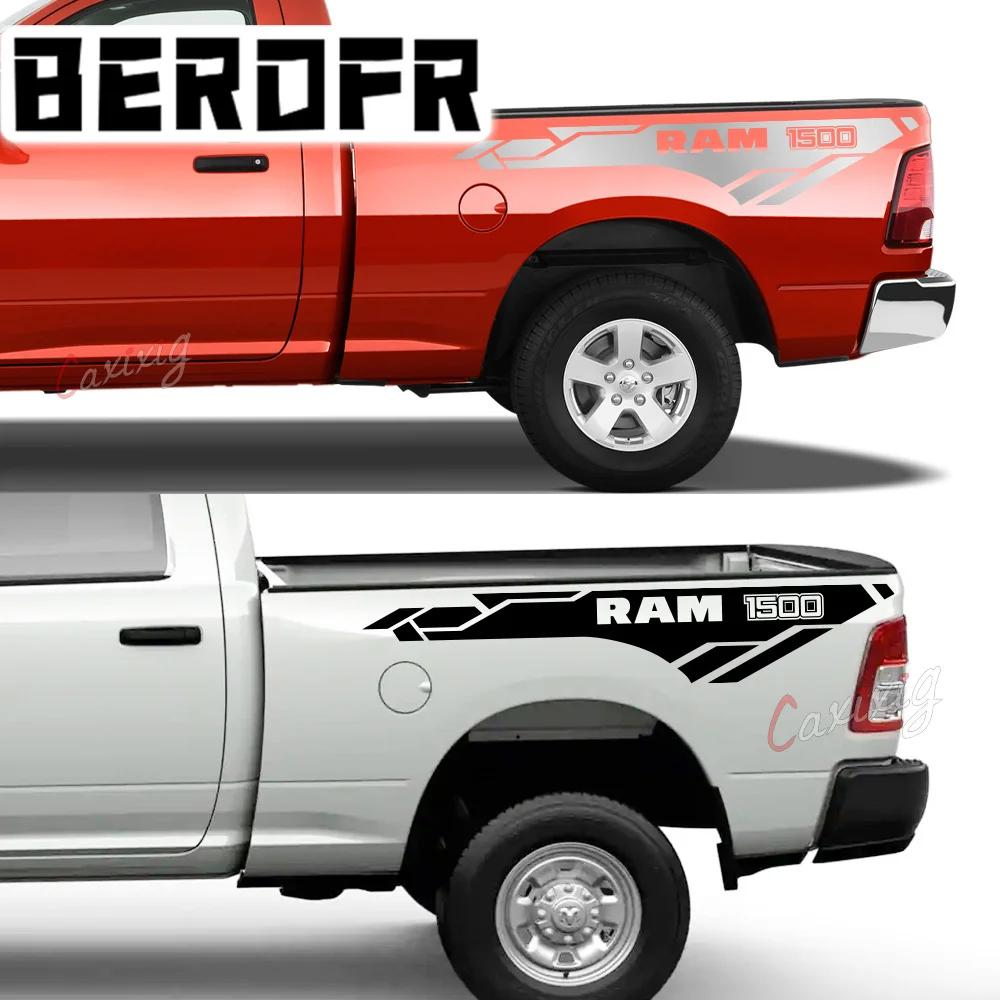 Stickers For Dodge Ram 1500 Hemi Rebel Truck Back Door Side Graphics Stripes Styling Decal Vinyl Cover Auto DIY Accessories ZZ9
