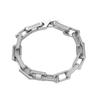 Titanium Steel Diamond Inlaid Hiphop Bracelet For Men Women Gift Choice