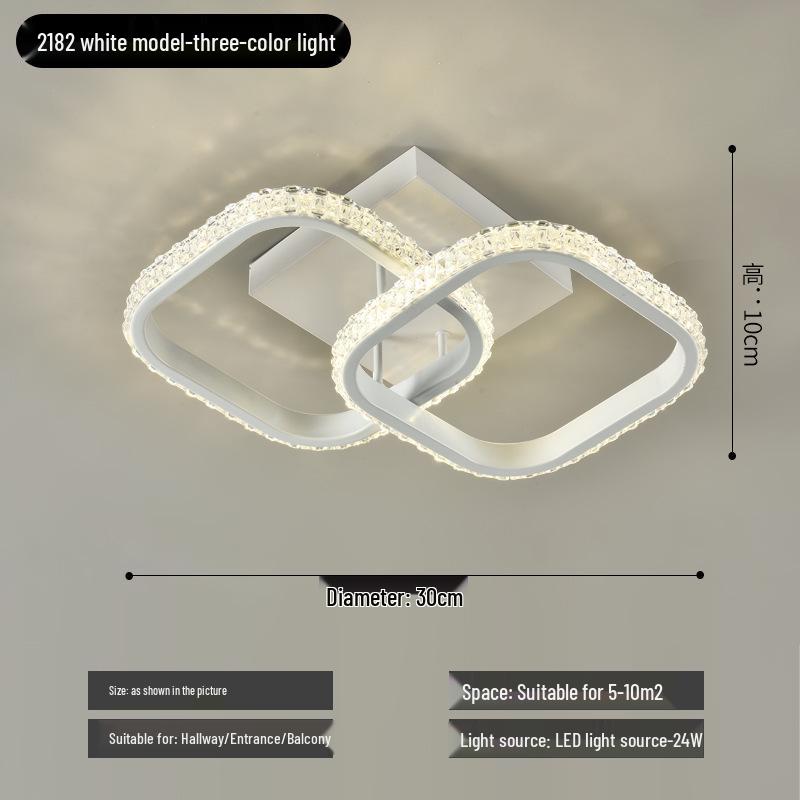 Modern Minimalist Ceiling Light for Living Room, Bedroom, Hallway, or Balcony