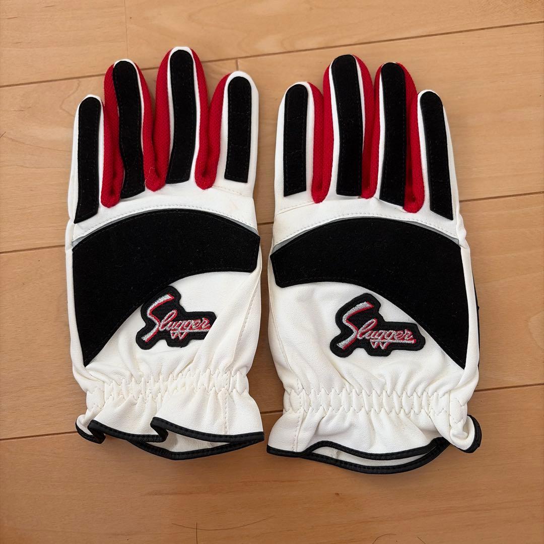 Used Kubota Slugger batting gloves for both hands